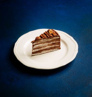 Chocolate Hazelnut Crepe Cake