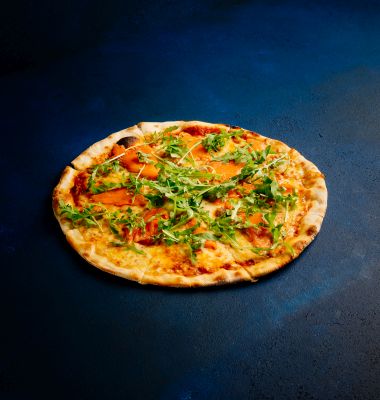 Salmon Rucola Pizza