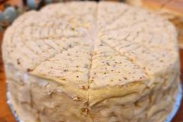 Pistachio Cream Cheese Crepe Cake